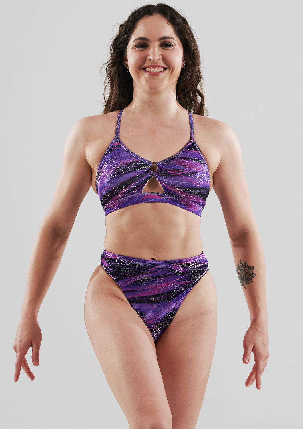 Bikinis Material Mango Violeta Bikinis Violeta By Mango Plus-Size Leopard Bikini Top